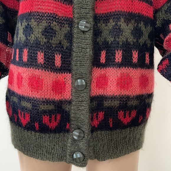 HANDCRAFTED | Longline multicolour cardigan - Picture 11 of 13